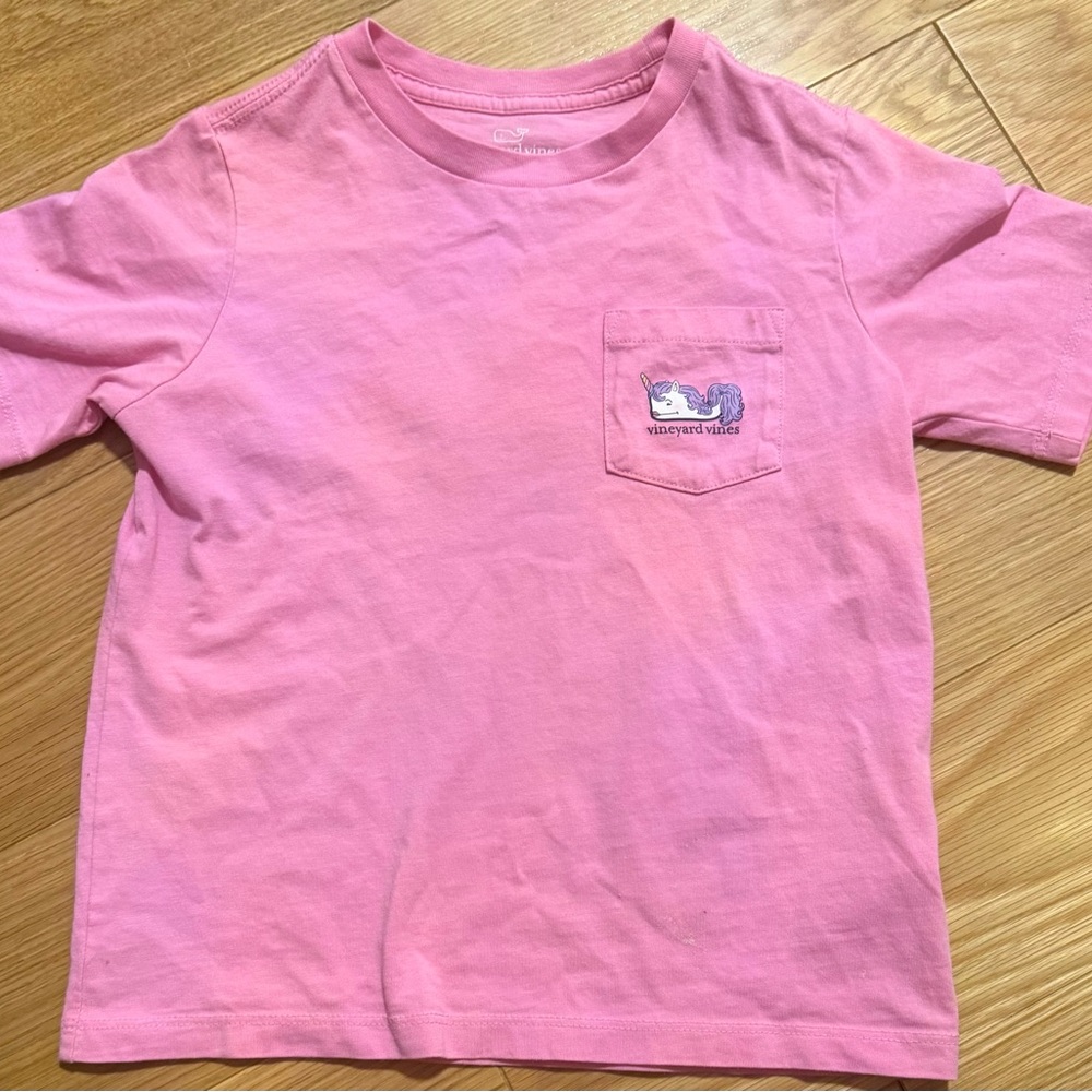 Vineyard Vines Kids Light Pink Short Sleeve Tee